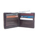 WALLET - ALLIGATOR SKIN - BROWN - BI-FOLD - EEL Lined