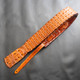 3-Inch Copper Hornback Alligator Guitar Strap
