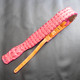 3-Inch Pink Hornback Alligator Adjustable Guitar Strap