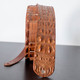 2.5-Inch Tan Hornback Alligator Adjustable Guitar Strap