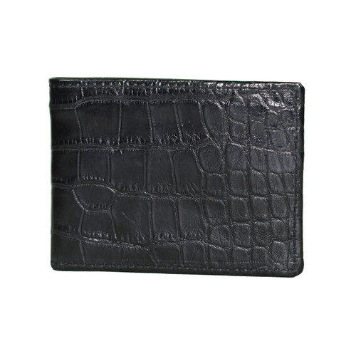 The Captain Black Alligator Skin Wallet