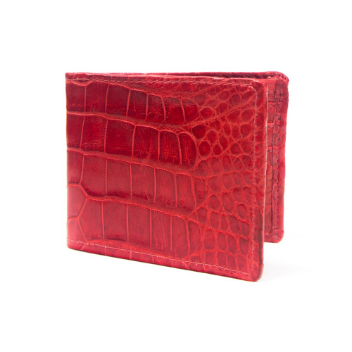 red alligator wallet
