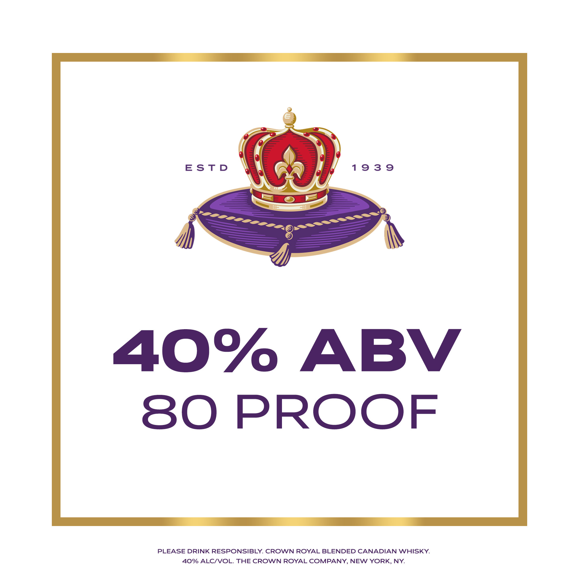 Unwind in luxury with a glass of Crown Royal Fine De Luxe Blended Canadian Whisky. With a silky texture and hints of oak and sweet vanilla, our 80 proof whisky provides a refined flavor that enhances any cocktail party or celebration. Matured to perfection, our deluxe whisky is the standard of excellence for Canadian whisky. Perfect for a classic old fashioned. Includes one 80 proof 750 mL bottle of Fine De Luxe Blended Canadian Whisky. Please drink responsibly., One 750 mL bottle of Crown Royal Fine De Luxe Blended Canadian Whisky, Perfect as a gift or for any celebration, Meticulously blended with 50 distinct and rich whiskies, Silky texture and hints of oak and sweet vanilla for a refined flavor, Robust, full-bodied blended Canadian whisky, Matured to perfection