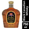 Unwind in luxury with a glass of Crown Royal Black Blended Canadian Whisky. With a creamy texture and notes of dried fruit, our Canadian whisky provides a refined flavor that enhances any cocktail party or celebration. With the signature smoothness of traditional Crown Royal, our black whisky is matured in charred oak barrels and blended at a higher proof for a richer body and bold finish. Perfect for a Black Whisky Manhattan. Crown Royal Black Blended Canadian Whisky won a Gold medal at the 2021 San Francisco World Spirits Competition. Includes one 90 proof 750 mL bottle of Black Blended Canadian Whisky. Please drink responsibly., One 750 mL bottle of Crown Royal Black Blended Canadian Whisky, 2021 San Francisco World Spirits Competition Gold Medal Winner, Perfect as a gift or for any celebration, Meticulously blended with 50 distinct and rich whiskies, Robust, full-bodied blended Canadian whisky, Creamy texture and notes of dried fruit for a refined, bourbon-like flavor