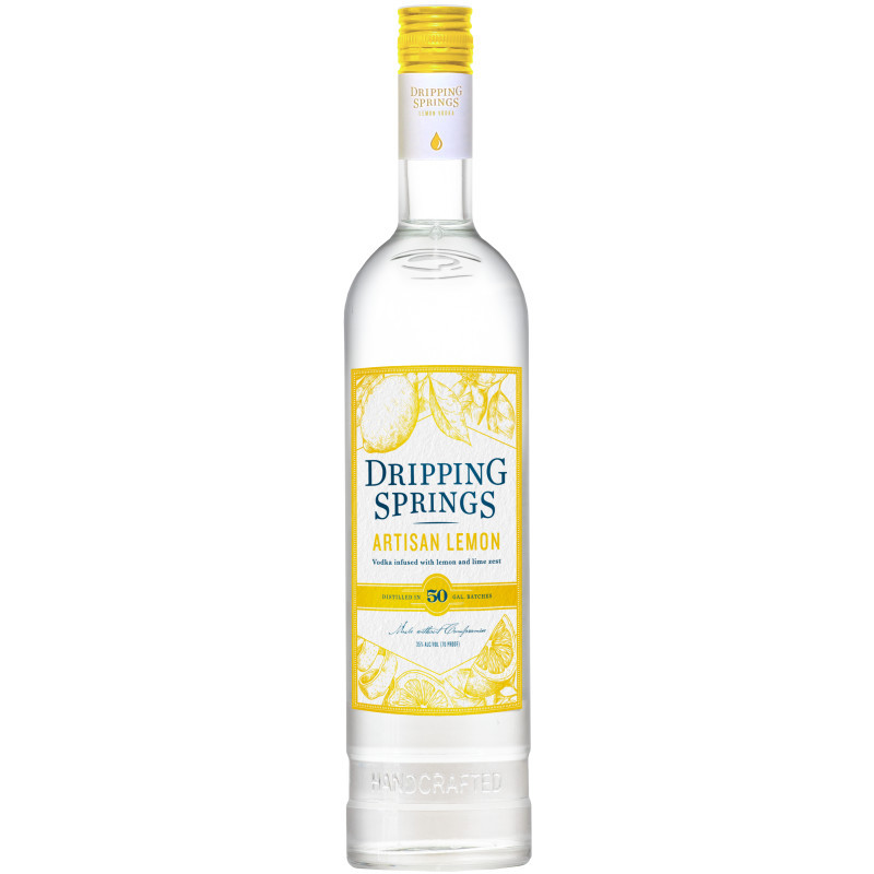Dripping Springs Vodka is micro-distilled in 50 gallon batches in proprietary handmade copper pot stills using pure, mineral rich Hill Country Artesian Spring Water.Handcrafted in the Texas Hill Country, Dripping Springs is made with sweet Mid-western non-GMO corn and is naturally gluten free.Dripping Springs is micro-distilled over 20 times in small 50-gallon batches using hand-made copper pot stills. To create the signature taste of Dripping Springs Vodka, we mix our vodka with pure, mineral-rich artesian spring water from the Texas Hill Country then slow filter through Swedish activated carbon. The result is a lush and balanced vodka with a smooth finish—an ideal sipping vodka