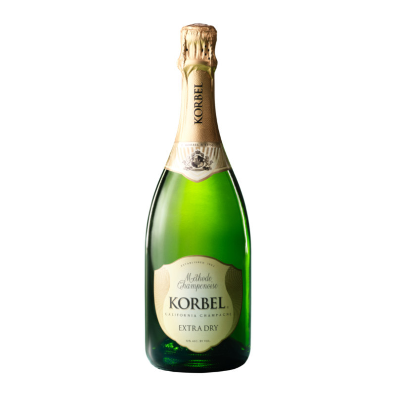 Korbel Extra Dry California Champagne is the perfect complement to everyday celebrations. Light and luscious, this California champagne features flavors of bright citrus, vanilla and spice with a soft, fruit-forward character. Produced using the classic méthode champenoise, this California champagne is fermented inside the same bottle from which it is served. This California winery blends some of the finest Chenin Blanc, Chardonnay, French Colombard and Pinot Noir to create a delicate, easy-to-enjoy, off-dry champagne. As a gold medal winner at the 2022 Los Angeles International Wine Competition and the 2019 San Francisco International Wine Competition, this bottle of wine is an essential item for everyday celebrations and the perfect pairing to any picnic or brunch with friends. Korbel Extra Dry Champagne is wonderful on its own or paired with orange juice in a classic Korbel Orange Mimosa. This sparkling wine has 12% alcohol by volume and pairs well with dried fruit, pate and spicy Asian cuisine. Please Enjoy Responsibly.