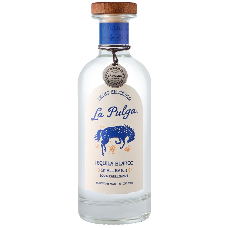 Thirsty for connection, for camaraderie, and for celebration? La Pulga Spirits answers that call, borrowing our name from the vibrant, buzzy atmosphere of the open-air La Pulga flea market in Ft. Worth.  Our Tequila Blanco is made in the highlands of Jalisco and is crafted by hand with no additives - just the heart of the blue weber agave and the soul of the land. Each bottle is adorned in the style of alebrije, a beloved Mexican folk art, and your animal spirit is a bronco, symbol of a soul that cannot be tamed.