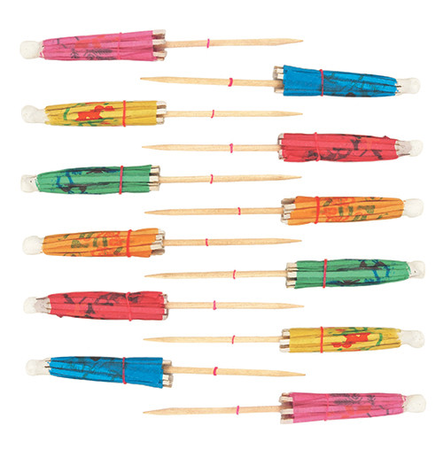 Umbrella: Appetizer Picks (Set of 12)