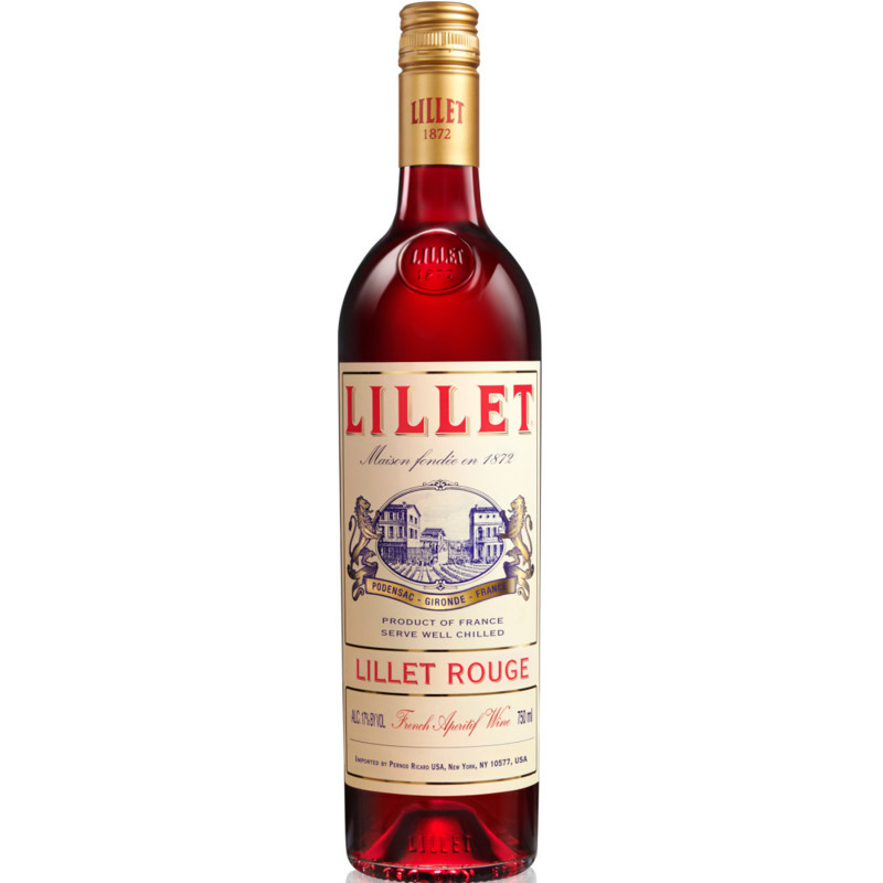 With its rich ruby red hue, Lillet Rouge brings beautiful fruit-forward flavors to each glass. Bright orange aromas lift fresh berries and delicate spice on the palate. From the heart of French wine country, Lillet's team of just ten people hand-select beautiful Bordeaux wines to blend with macerations of sweet and bitter oranges, cinchona bark and other closely guarded ingredients selected for their aromatic qualities.  Merlot is the dominate grape, imparting full red fruit flavors and a rich texture. On the palate, there is a powerful bouquet of fresh orange, ripe berries, vanilla and delicate spices with a robust structure.