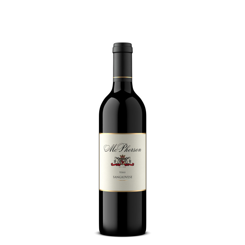 Sangiovese is an Italian cultivar well suited for sometimes unforgiving climates. We have worked with this variety more than a decade and developed a consistent style in homage to our favorite Chianti table wines of Tuscany. Notes of red licorice, black cherry cola, and bright balsamic strawbery. The wine ages in neautral French oak, adding a beautiful texture that brings further depth and richness to this wine. It's not Italian, but it's our Texas take on this noble variety.