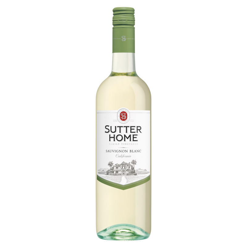Sutter Home Sauvignon Blanc White Wine is a brisk, lively wine made in classic, cool-climate style. Zesty citrus and passionfruit aromas reveal honeydew melon, grapefruit and lime flavors that are accented by spice and mineral notes on the palate. Crisp and refreshing, this dry wine has a classic clean finish. Sutter Home Wine has been awarded 93 points - Gold from 2021 West Coast Wine and 91 points - Gold from 2021 Monterey Int'l. This California wine pairs well with tarragon shrimp, thyme-roasted chicken and linguine with pesto. This wine features grapes sourced from California vineyards. Made in a classic, cool-climate style this wine is cold-fermented and aged exclusively in temperature-controlled stainless steel tanks. Presented in a wine bottle with a screw cap, this wine is convenient to open without a corkscrew. This bottled wine has 13.5% alcohol by volume. Sutter Home, family owned since 1948, is the brand generations of wine lovers trust to deliver consistent, award-winning quality and value for every wine occasion.