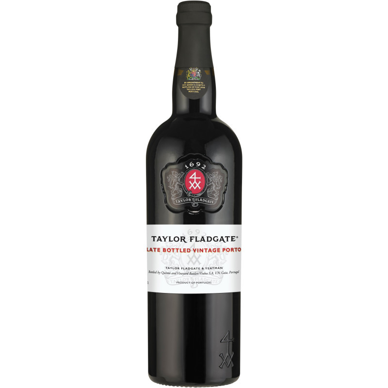 Taylor Fladgate introduced the LBV category in 1970 to satisfy the demand for a high-quality, ready-to-drink alternative to vintage port. The wines used to blend this LBV were drawn from a reserve of some of the best full-bodied red Ports, produced from grapes grown on estate vineyards and high-quality partner vineyards in the Cima Corgo and Douro Superior regions. Taylor Fladgate is an area leader in winemaking technology, as one of only three Porto producers to pioneer the development of piston fermenter techniques, called Port Toes, that extract significantly greater flavor and aroma than conventional pump-over fermentation. Fermentation is halted by the addition of grape spirits before all the residual sugar has been fermented, creating a sweet, fortified wine. Unlike vintage Ports (bottled after two years in wood, with further bottle aging), LBVs are bottled after four to six years in wood, giving them some of the characteristics of vintage Porto but with less time required for bottle aging.
