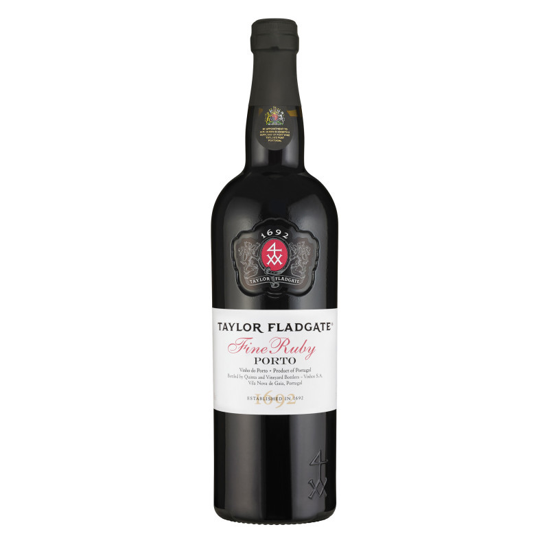 The Fine Ruby Porto is made from selected grapes from the best vineyards of the Cima Corgo and Douro Superior. Taylor Fladgate is an area leader in winemaking technology, as one of only three Porto producers to pioneer the development of piston fermenter techniques, called Port Toes, which extract significantly greater flavor and aroma than conventional pump-over fermentation. Fermentation is halted by the addition of grape spirits before all the residual sugar has been fermented, creating a sweet, fortified wine.