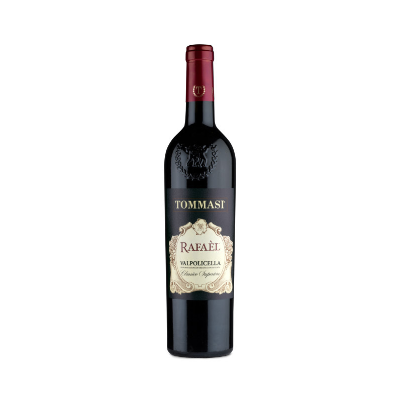 Intense ruby red, the Ripasso has a nose that recalls spicy black pepper and raisin, while the palate is intense and spicy, with lots of sweet red cherry flavors.