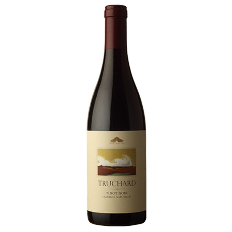 Seven separate clonal selections of Pinot Noir grow on the Truchard Estate Vineyard. Two “Martini” clones, the “Pommard” clone, the “Swan” clone; and several new selections from France – Dijon 114, 115, 667, 777. Each selection provides a unique element of aromatic fruit, spice, and texture to the blend. The vines range from 21 - 43 years in age. They are planted in several select sites that take full advantage of the thin soils, rolling hills, and cooler temperatures; factors which combine to make the Carneros region ideal for producing Pinot Noir.