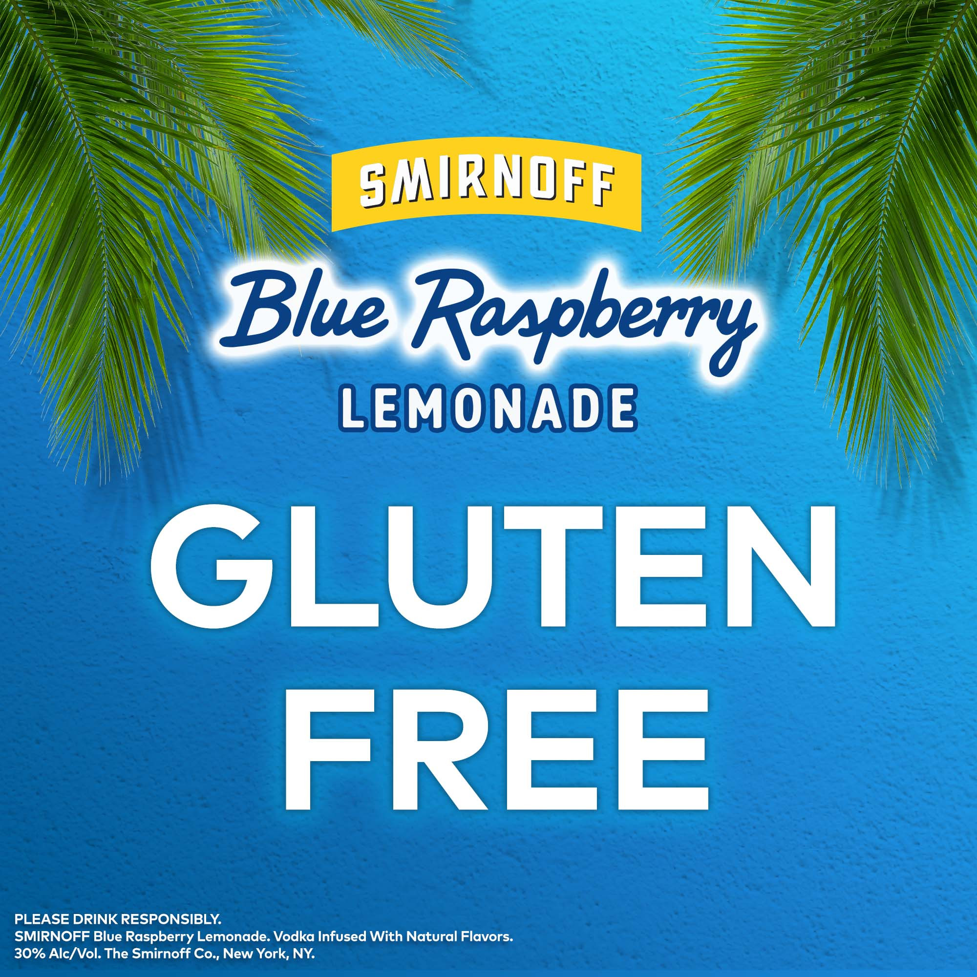 Indulge in nostalgia with Smirnoff Blue Raspberry Lemonade. It offers a bright blue raspberry aroma mixed with nostalgic cotton candy and zesty lemonade. The flavors of sweet blue raspberry are balanced by a slightly tart, zesty lemonade with a lingering blue raspberry finish. Best enjoyed with club soda and ice or as a shot to celebrate a hot summer night. Includes one 60 proof 750 mL bottle of Smirnoff Blue Raspberry Lemonade. Please drink responsibly., Includes one 750 mL bottle of Smirnoff Blue Raspberry Lemonade, 60 Proof, Perfect as a gift or for any celebration, From the Makers of the World's No. 1 Vodka, A smooth, light lingering blue berry sweet finish
