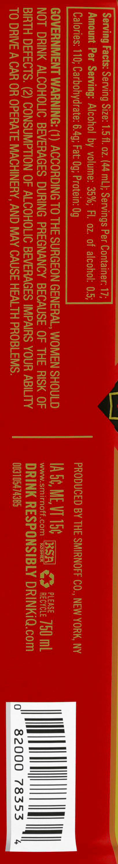 Every sip of Smirnoff Spicy Tamarind is inspired by the vibrant heart of Mexico. A symphony of tangy, sweet, and sour, it echoes the passionate spirit of its inspiration. And just like its rich flavor, the bottle too hides a secretâ€”it glows under black light! It's the soulful drink for the bold and the brave. Includes one 70 proof 750 mL bottle of Smirnoff Spicy Tamarind. Please drink responsibly., Bold. Brave. Vibrant. One 750 mL bottle of Smirnoff Spicy Tamarind, Double Gold Award Winner at the 2024 San Francisco World Spirits Competition, 70 Proofâ€”delivering an authentically spirited experience, Added bonus: the bottle glows under black light, Every sip is a celebration, ideal for special occasions, Triple-distilled and masterfully blended for an unmatched smoothness, Smirnoff Spicy Tamarind, inspired by the vibrant heart of Mexico, A symphony of tangy, sweet, and sour
