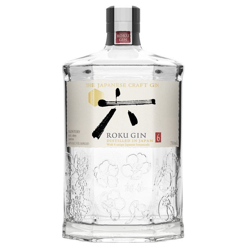 Come alive with the seasons of Japan with every sip of Roku gin. In Japan, Roku means "the number six", and each bottle is infused with six unique Japanese botanicals that ripen throughout the year. The fresh and clean aroma of Roku gin flows in to flavors of floral cherry blossom (sakura) and earthy sencha (green tea). The best way to serve is in a Japanese twist on the classic G&T. Pour over ice and top up with tonic water. Garnish with thin slices of ginger to bring out the gin's unique herbal and citrus notes. Roku gin celebrates all four seasons of Japan, and its botanicals are carefully harvested at the peak of their season--the "shun". Sakura leaves and flowers are handpicked in spring, with Sencha and Gyokuro teas being plucked in summer. In fall it's time for the spicy Sansho pepper, and the zingy Yuzu fruit bursts into ripeness in winter. They are captured, distilled and blended harmoniously in each bottle so drinkers can experience a year in Japan with every sip. Roku gin is a celebration of the bounty of nature and careful craftsmanship, drawing upon more than a century of distilling experience and expertise.