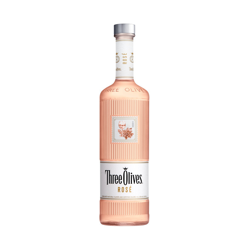 Get in touch with your inner fan girl with Three Olives Ros, perfect for getting a day party started. Three Olives Ros is a 60 proof vodka at only 90 calories per serving. It's a cocktail forward solution to easy recipes, like Ros Spritz or Fros. Delicate and pale pink in color, Three Olives Ros has a refreshing strawberry and tart cherry aroma, subtle backgrounds of citrus and wildflower, and hints of pomegranate flavors. (30% ABV  60 proof)
- Winner: GOLD MEDAL (94 points), the New York International Spirits Competition 2019