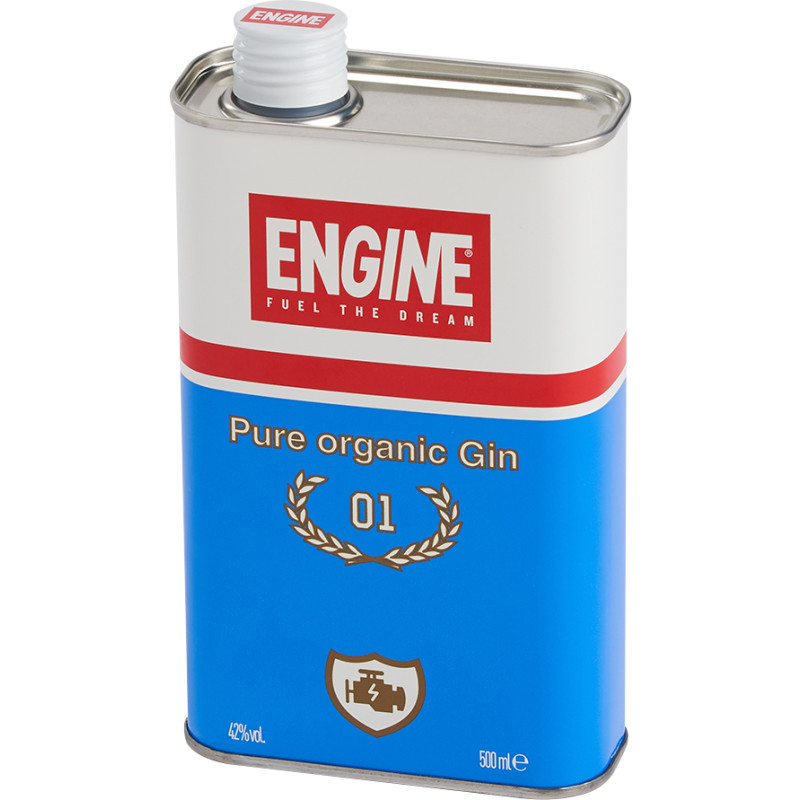 Engine Gin is a London dry gin hand-crafted by master distillers and bottled by hand in the Alta Langa region in Italy. It's formula is rooted in Italian and Piedmont tradition, and pays tribute to rosolios, cordials and liquors made from sage and lemon. It is produced with 100% organic Italian ingredients.