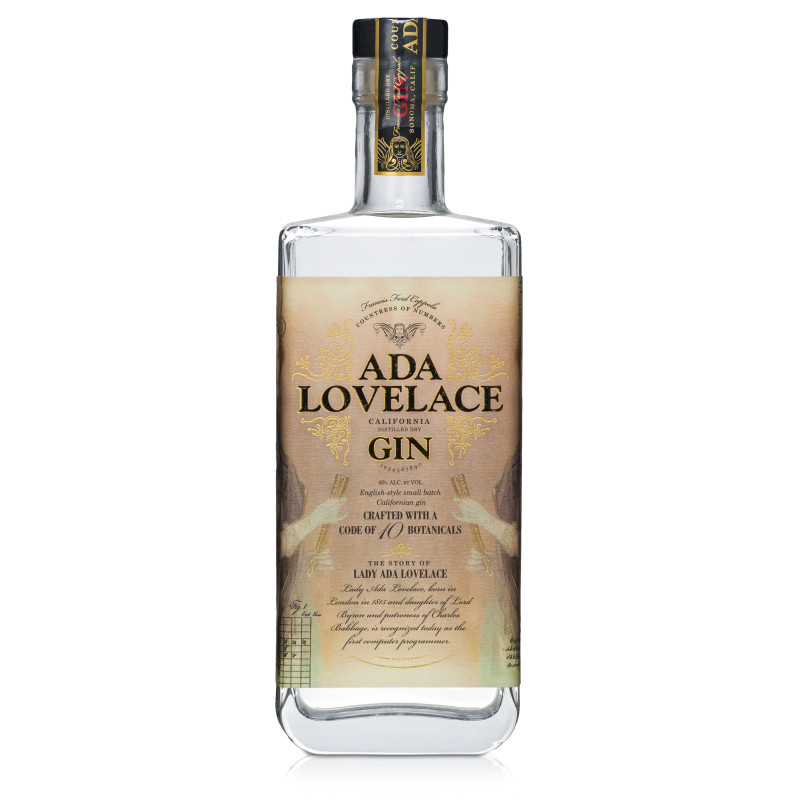 Ada Lovelace is part of a larger collection of spirits called Great Women Spirits by Francis Ford Coppola. Great Women Spirits honors the individual accomplishments of women throughout history and tells their largely forgotten stories. All of our spirits are small-batch, ultra-premium and classically styled, and are proofed with pristine Napa Valley spring water that has been naturally filtered through the base of an extinct volcano.