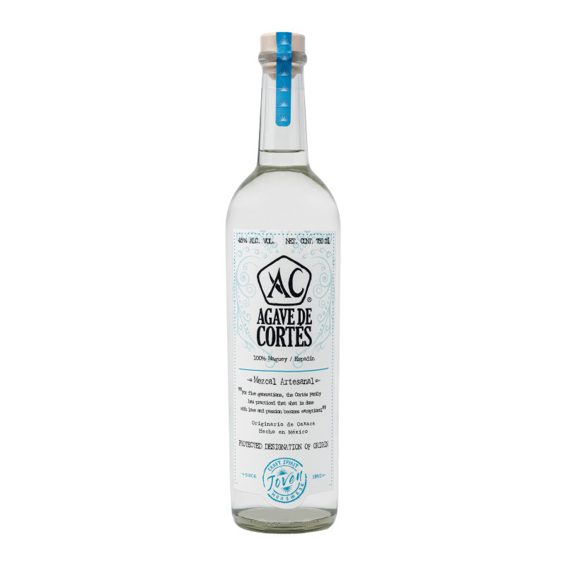 Agave de Cortés is produced by the Cortés family, one of the most respected mezcal families in Mexico with mezcal heritage dating back six generations to 1840 in Santiago Matatlán, Oaxaca. Our mezcal is produced using exclusively Espadín agaves cultivated in the rolling valley floors in the mountainous Valles Centrales region outside of Santiago Matatlán. Agave de Cortés is Mezcal Artesenál, employing only non-mechanized methods. The Espadín agaves are hand-harvested, cooked in an earthen pit oven, crushed by tahona, fermented in open-air wood vats using native yeast, and distilled twice in small copper pot stills. The Cortés family is committed to the mission of preserving the tradition of mezcal as it was taught to them by prior generations and offer Agave de Cortés as an emblematic mezcal that honors the legacy of their ancestors. Agave de Cortés is a part of the Casa Cortés portfolio of mezcal brands. The Cortés family represents six generations of experience in mezcal production, dating back to 1840. Self-owned and operated, Casa Cortés produces mezcal in their family palenque in Santiago Matatlán, but also works with a tight-knit, exclusive network of highly-skilled mezcaleros in regions around Oaxaca. The Casa Cortés portfolio includes three distinct brands, including Agave de Cortés, Nuestra Soledad, and El Jolgorio, each with a different concept. In total, fourteen different families from around Oaxaca work within this special partnership. Every Casa Cortés mezcalero has their own story, but all share the common goal of preserving the tradition of mezcal by adhering to artisanal methods of production, with an emphasis on honoring family, respecting the environment, and laying the foundation for future generations of mezcaleros.