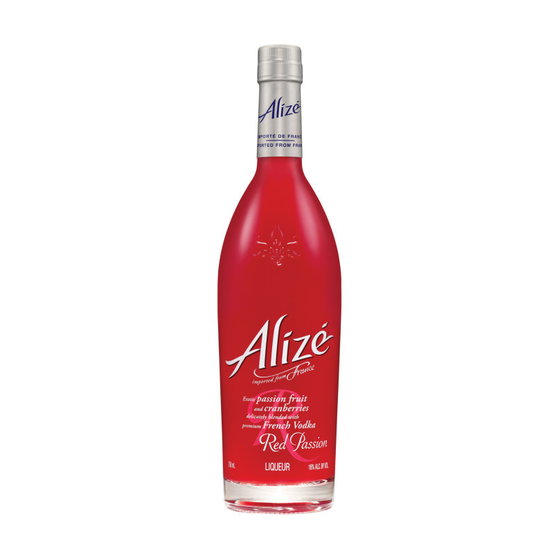 Alizé Passion infuses premium French vodka with passion fruit nectar and all-natural flavors found in the world’s most exotic regions–from the jungles of South America to the tropical islands of the Pacific. Alizé Red Passion features exotic passion fruit and cranberry expertly blended with premium French vodka.