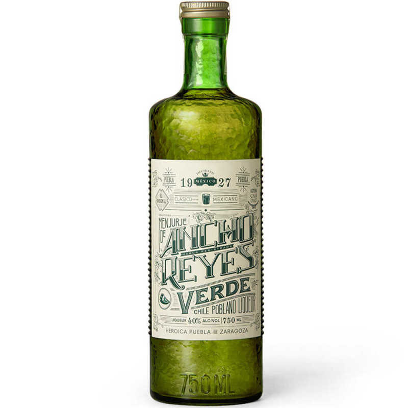 Born of a cultural revolution in 1920’s Puebla, Ancho Reyes is the original chile liqueur — a unique blend of the heat, sweetness, smoke and spice of the chile Ancho that predates all other spicy liqueurs by nearly a century. Ancho Reyes evokes a sense of timelessness causing a feeling of nostalgia. The versatility of this liquor transcends at any time, station or geography, being able to be enjoyed alone or mixed, as an aperitif or digestive.