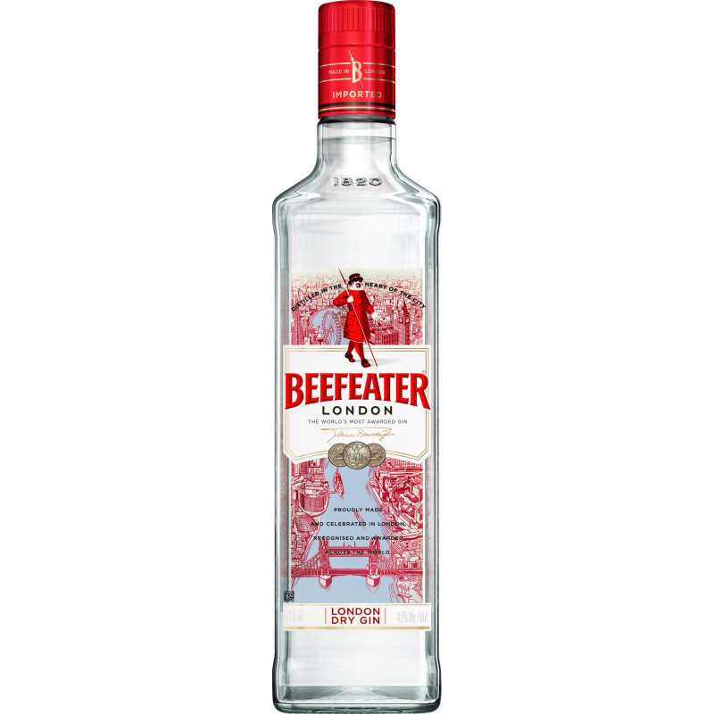 Since 1863 Beefeater has been recognized for being an iconic London Dry gin and now claims the title of the world’s most awarded gin. A product of our bold, creative city, Beefeater is proud to still be made in the heart of London. With big juniper character and strong citrus notes, this is a real London Dry for those that enjoy the real taste of gin.
