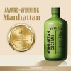 Serve up a timeless drink from the comfort of your home with Bulleit Manhattan Cocktail. This ready-to-serve cocktail was concocted with some of the most celebrated and creative bartenders to ensure a bar quality cocktail experience straight from the bottle. The clean, satiny and woody notes of straight rye whiskey join with sweet vermouth and bitters to offer up a perfect Manhattan cocktail. This cocktail was designed for you to spend less time making drinks and more time sharing them with your friends and family. Bulleit is rooted in cocktail culture, and this take on a classic was crafted to honor it. This cocktail is best enjoyed straight up or over ice, and garnish as desired. Includes one 75 proof 750 mL bottle of Bulleit Manhattan Cocktail. Please drink responsibly., One 750 mL bottle of Bulleit Manhattan Cocktail, Awarded a Double Gold Medal in 2024 at the San Francisco World Spirits Competition, 75 proof, Perfect as a gift or for any celebration, Distilled and aged in the Bulleit family tradition, Made with notes of straight rye whiskey, sweet vermouth, and bitters, Developed with some of the most celebrated and creative bartenders