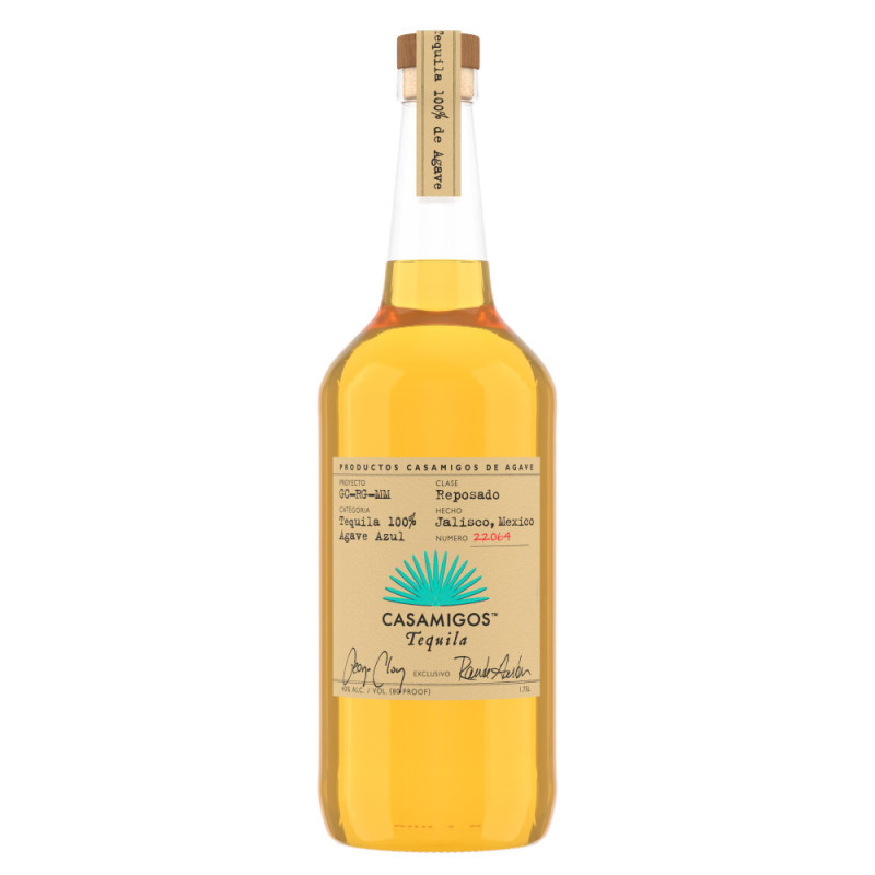 Casamigos Reposado is made from 100% Blue Weber agave, and slow roasted to enhance natural flavors. With rich aromas of caramel and cocoa, its flavor balances dried fruits, spicy oak, and sweet agave. Silky smooth with a soft finish, it’s ideal neat, on the rocks, or in cocktails.
