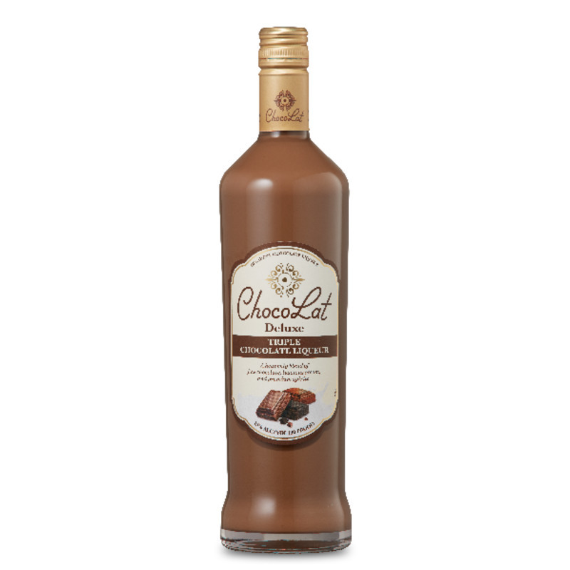 ChocoLat Deluxe Triple Chocolate Liqueur was crafted to give our customers an affordable luxury experience in the chocolate cream category. Using only the finest natural ingredients, ChocoLat Deluxe combines fresh dairy cream, premium spirits, and natural chocolate extracts, to create the most satisfying and decadent Chocolate Liqueur available. We are the perfect spirit to highlight seasonal cocktails for Valentines Day, Easter, Mother's Day, Halloween, and Christmas. Perfect for everyday cocktail creations as well as an integral ingredient in today’s creative dessert menus. Decadently Delicious.