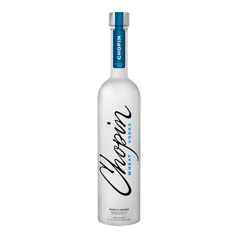 Chopin Wheat Vodka is the lightest and sweetest spirit in the offering. The delicate wheat vodka is perfect for sipping, or as a base for light summer cocktails. Chopin Wheat is a natural, subtly sweet approach to the vodka lineup. While it works beautifully to create easy-going martinis, honey-backed cocktails will find perfect harmony. Chopin Wheat is the key to unlocking the potential of many classics. It brings forward the warmth of vanilla, nutmeg, cinnamon and clove in toddys, enhances the flavor of a vodka Bee’s Knees, or try a honey-wheat Collins for a refreshing twist on the classic.