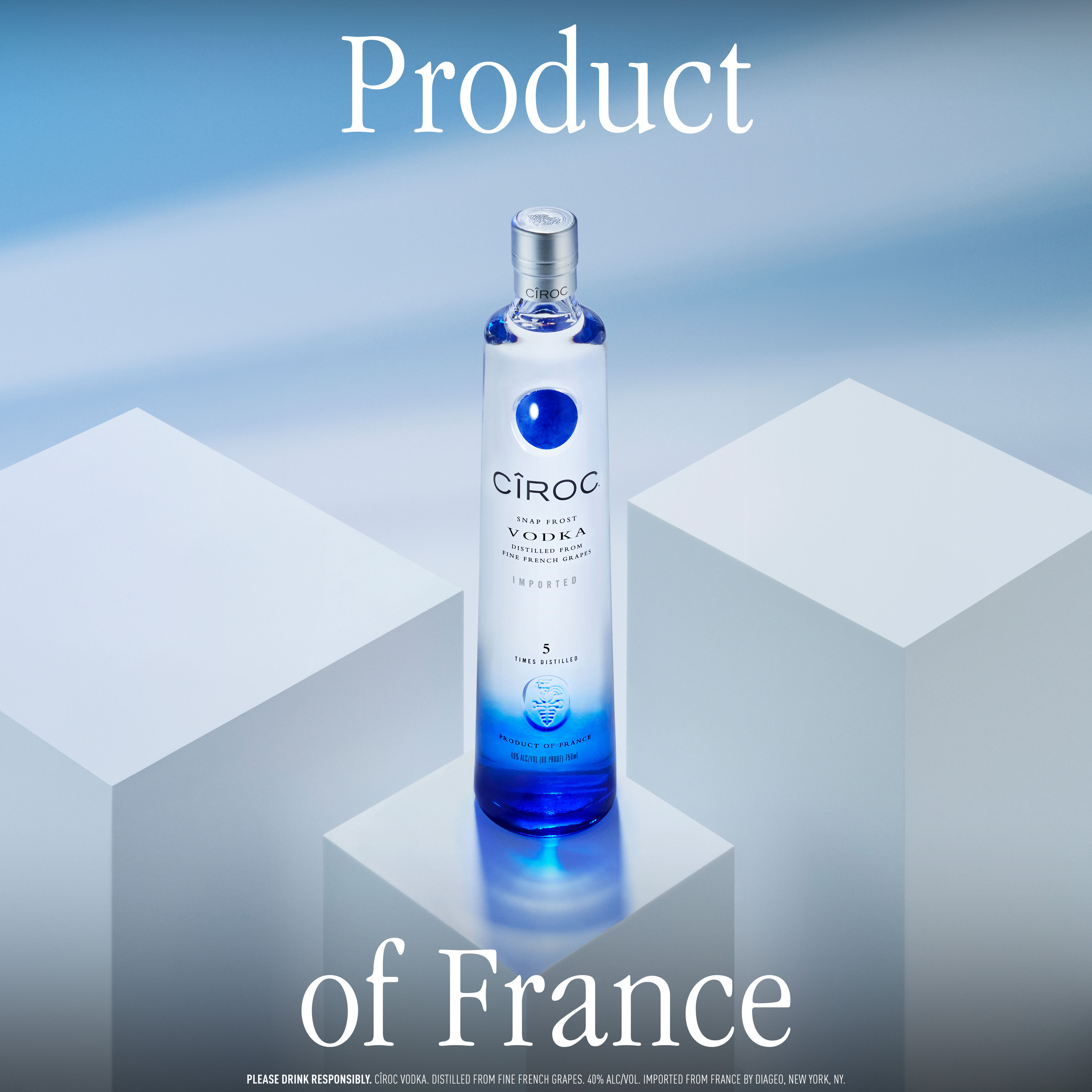 CIROC Ultra-Premium Vodka is a rich tasting vodka distilled five times from fine French grapes and finished in a tailor-made copper pot still in Southern France. Smooth and lightly sweet, our ultra-premium vodka provides a taste experience that is lusciously different and elegantly smooth. Perfect for any vodka soda. Includes one 80 proof 1 L bottle of CIROC Ultra-Premium Vodka. Please drink responsibly., One 1 L bottle of CIROC Ultra-Premium Vodka, Perfect as a gift or for any celebration, Gluten-free, Masterfully crafted for a luxurious, ultra-premium vodka taste, Made with vodka distilled five times from fine French grapes, Finished in a tailor-made copper pot still in Southern France
