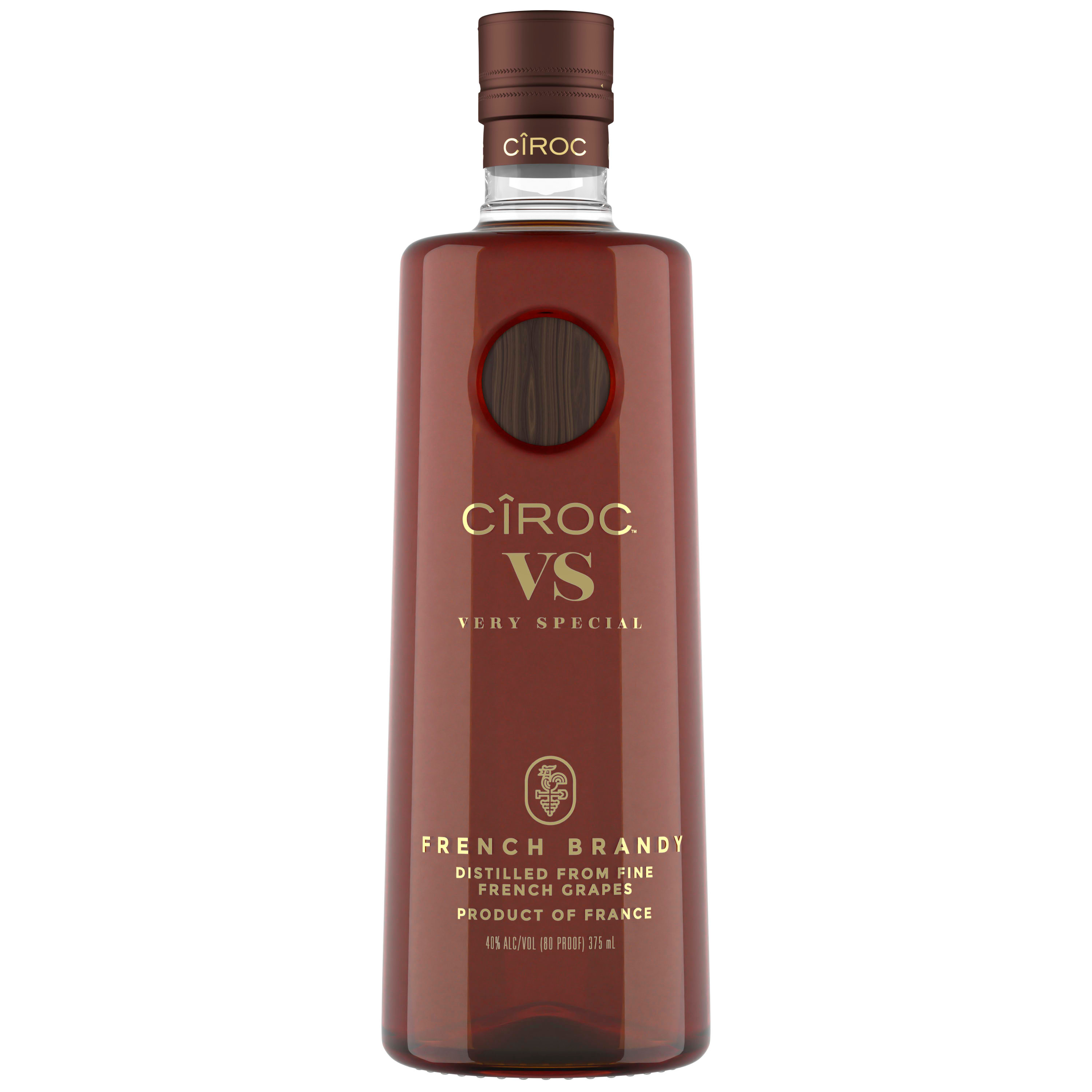 From the brand that defined luxury vodka comes a revolution in brown spirits: an ultra-premium fine French brandy. CIROC VS is masterfully blended using exceptional aged brandies, resulting in a luxurious taste featuring rich notes of fresh fruit, vanilla and a hint of French oak. Crafted from fine French grapes and distilled in the south of France in traditional Alembic copper pot stills, our brandy offers unparalleled smoothness and elegance. To be simple, our spirit is best enjoyed neat or on the rocks. Includes one 80 proof 375 mL bottle of CIROC VS. Please drink responsibly., One 375 mL bottle of CIROC VS, Perfect as a gift or for any celebration, Crafted from fine French grapes, Masterfully blended using exceptional aged brandies, Luxurious taste of fresh fruit, vanilla and a hint of French oak, Distilled in the south of France in traditional Alembic copper pot stills