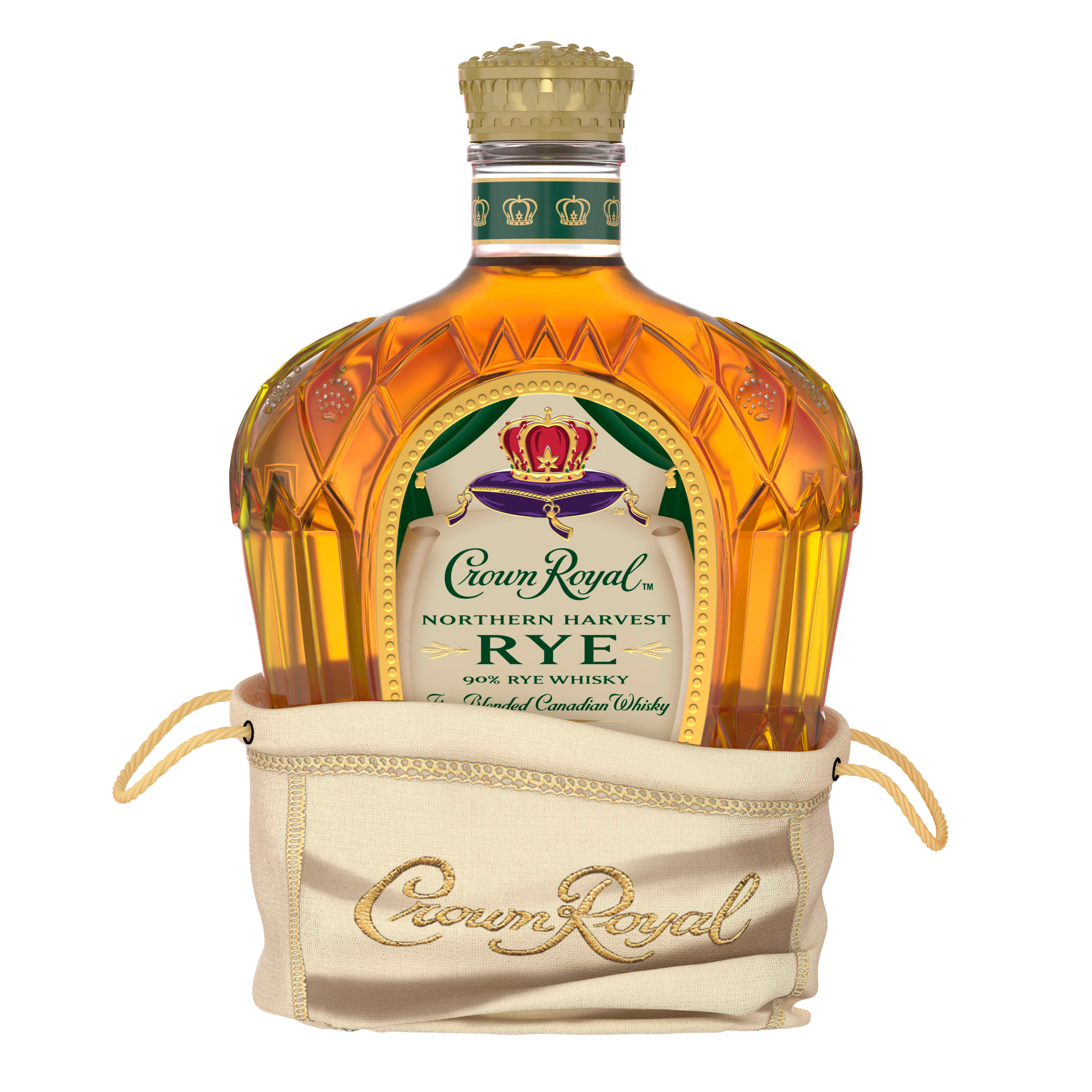 Unwind in luxury with a glass of Crown Royal Northern Harvest Rye Blended Canadian Whisky. With a creamy texture and hints of spiced vanilla and butterscotch, our rye whisky provides a refined flavor that enhances any cocktail party or celebration. With the signature smoothness of traditional Crown Royal, the distinctive flavor of local rye grain makes for a truly exceptional Canadian whisky. Perfect for a Northern Buck cocktail. Includes one 90 proof 750 mL bottle of Northern Harvest Rye Blended Canadian Whisky. Please drink responsibly., One 750 mL bottle of Crown Royal Northern Harvest Rye Blended Canadian Whisky, 2021 San Francisco World Spirits Competition Gold Medal Winner, Perfect as a gift or for any celebration, Meticulously blended with 50 distinct and rich whiskies, Creamy texture and hints of spiced vanilla and butterscotch for a refined flavor, Combined with the distinctive flavor of Canadian rye grain