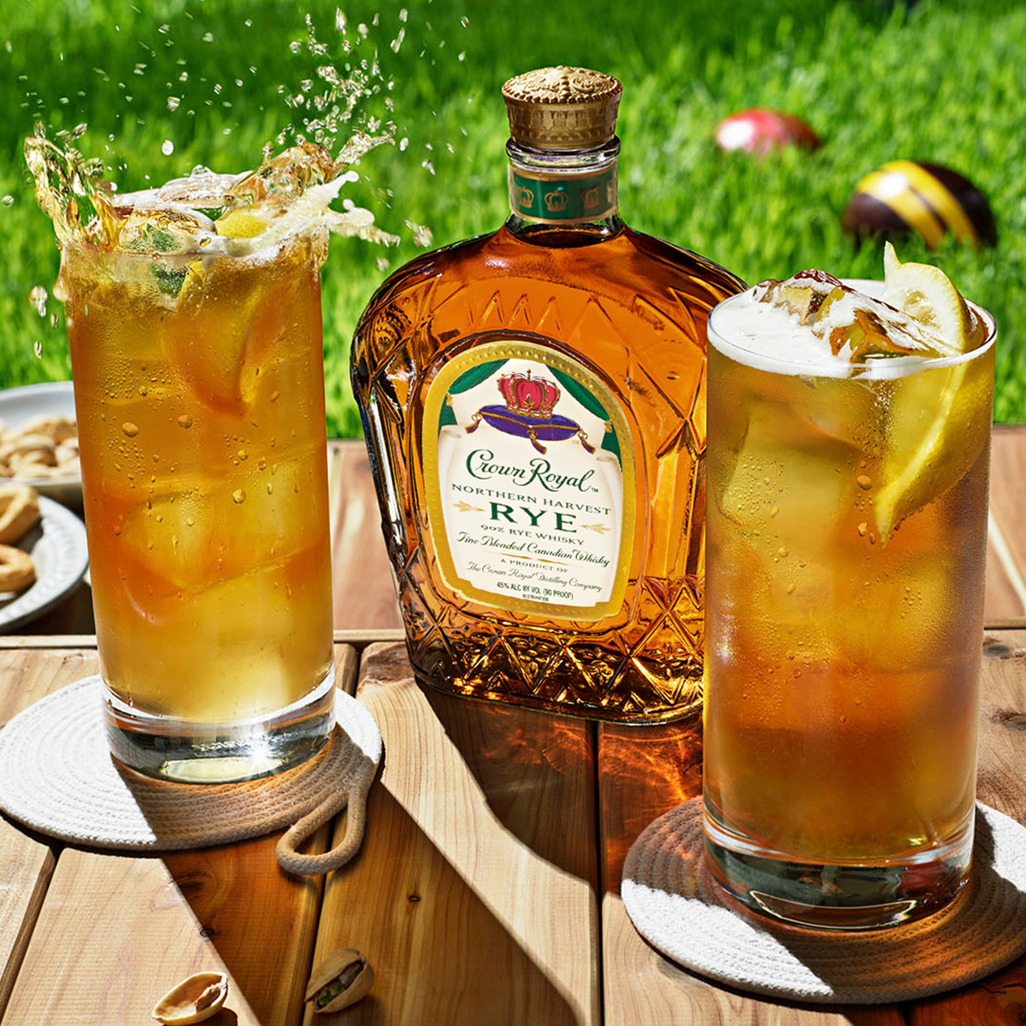 Unwind in luxury with a glass of Crown Royal Northern Harvest Rye Blended Canadian Whisky. With a creamy texture and hints of spiced vanilla and butterscotch, our rye whisky provides a refined flavor that enhances any cocktail party or celebration. With the signature smoothness of traditional Crown Royal, the distinctive flavor of local rye grain makes for a truly exceptional Canadian whisky. Perfect for a Northern Buck cocktail. Includes one 90 proof 750 mL bottle of Northern Harvest Rye Blended Canadian Whisky. Please drink responsibly., One 750 mL bottle of Crown Royal Northern Harvest Rye Blended Canadian Whisky, 2021 San Francisco World Spirits Competition Gold Medal Winner, Perfect as a gift or for any celebration, Meticulously blended with 50 distinct and rich whiskies, Creamy texture and hints of spiced vanilla and butterscotch for a refined flavor, Combined with the distinctive flavor of Canadian rye grain
