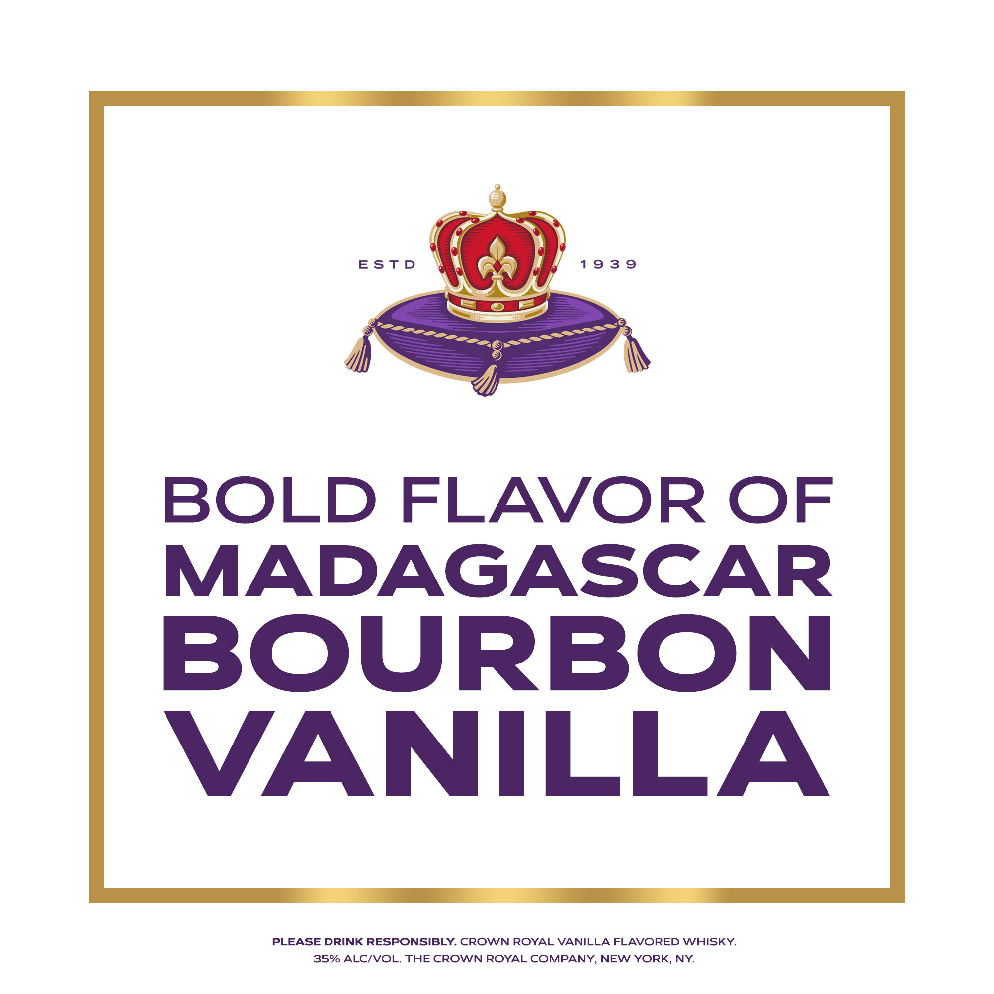 Unwind in luxury with a glass of Crown Royal Vanilla Flavored Whisky. With strong notes of rich vanilla, our 70 proof whisky provides a refined and rich flavor. Made with the signature smoothness of traditional Crown Royal, our whisky is matured to perfection and will enhance any cocktail party or celebration. Perfect for a Vanilla Lager cocktail. Includes one 70 proof 375 mL bottle of Vanilla Flavored Whisky. Please drink responsibly., One 375 mL bottle of Crown Royal Vanilla Flavored Whisky, Perfect as a gift or for any celebration, Meticulously blended with 50 distinct and rich whiskies, Infused with strong notes of rich, vanilla bean with delicate hints of oak for a refined flavor, Robust, deep-bodied blend of 50 Canadian whiskies, Matured to perfection