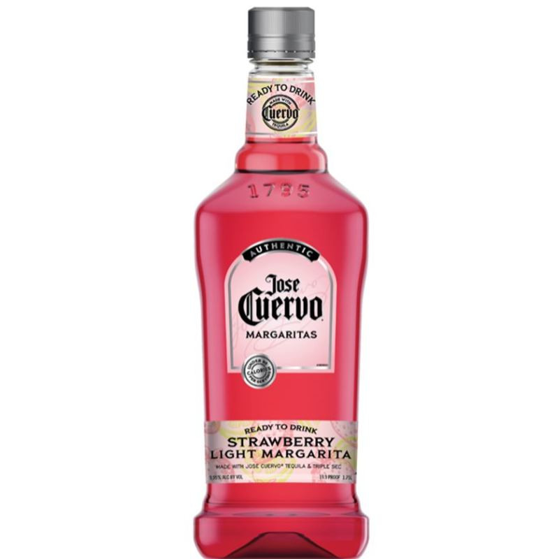 Cuervo ready-to-serve margaritas come in many classic, fruity and fun flavors made exclusively with Jose Cuervo® tequila. Jose Cuervo® Authentic Margaritas offer the convenience of a one-step margarita with plenty of ways to enjoy it:
• Pour over Ice
• Blend
• Make it a spritz/add sparkling water
• Garnish with a lemon slice or pink dragon fruit
• Sugar rim recommended!