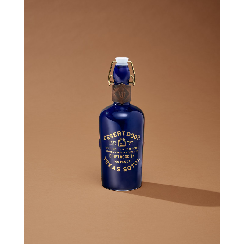 Desert Door Sotol is a premium, uniquely Texas spirit. It is hand-crafted in Driftwood using only three ingredients, wild-harvested Texas sotol plants, purified water, and organic yeast. The intriguing and complex flavor will give you a sensation of west Texas in every sip!