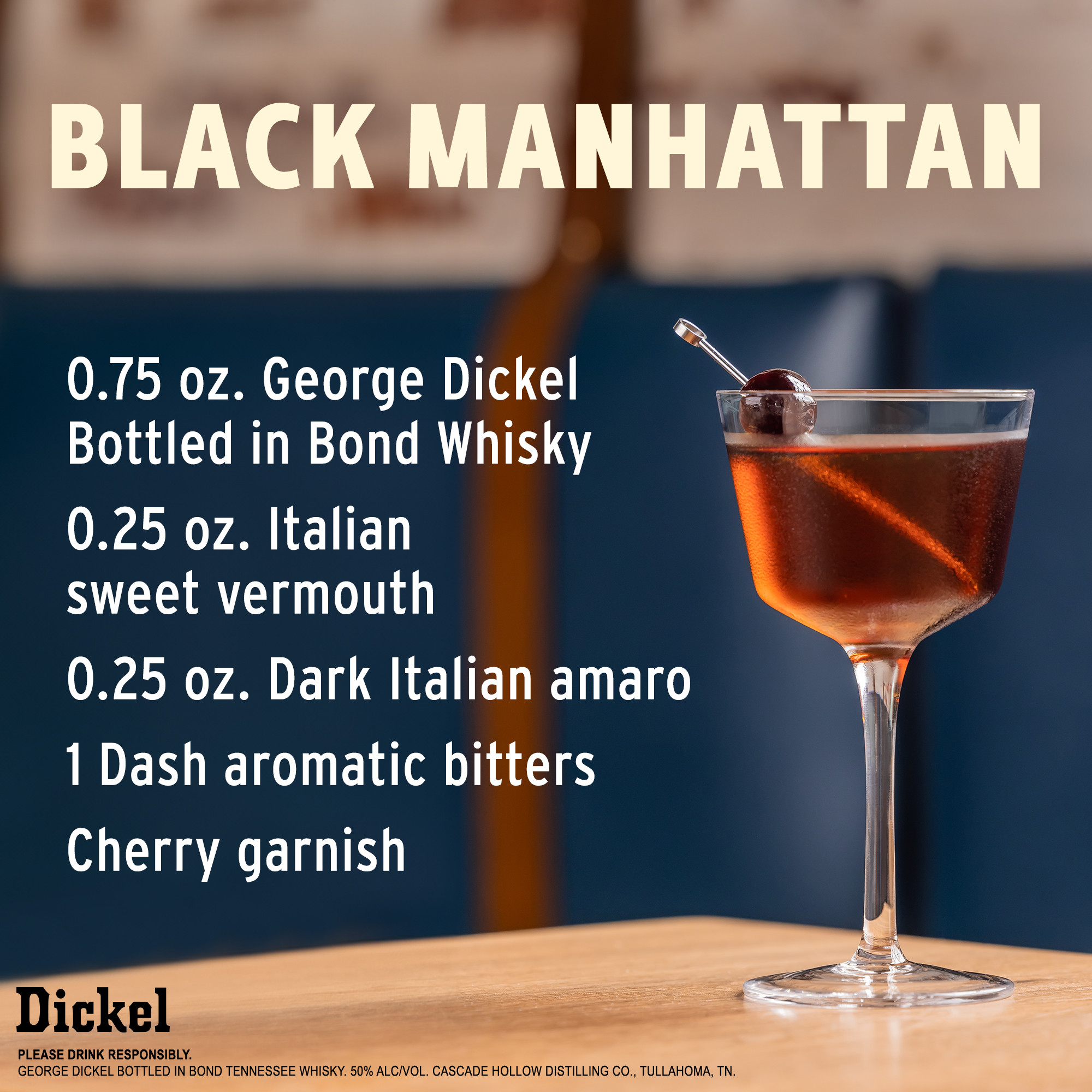 Experience a one-of-a-kind release with George Dickel Bottled in Bond Tennessee Whisky, Distilling Season Spring 2007, Aged 13 Years. Sourced from barrels laid down during a single distilling season, the whisky is selected at peak maturity for a taste that's unique, complex, and bold. Aged and bottled according to The Bottled in Bond Act of 1897, Bottled in Bond whisky is unaltered from its original condition or character. Made with 84% corn, 8% rye, and 8% malted barley, these bold tasting notes consist of pecan, maple syrup, and dried apple. Best enjoyed neat or on the rocks. Includes one 100 proof 750 mL bottle of George Dickel Bottled in Bond Tennessee Whisky, Distilling Season Spring 2007, Aged 13 Years. Please drink responsibly. , Includes one 750 mL bottle of George Dickel Bottled in Bond Tennessee Whisky, Distilling Season Spring 2007, Aged 13 Years, George Dickel Bottled in Bond Tennessee Whisky, Distilling Season Spring 2007, Aged 13 Years was awarded a Double Gold Medal in 2022 and 2021 at the San Francisco World Spirits Competition, 100 Proof, Perfect as a whisky gift or for any one-of-a-kind celebration, Perfect as a gift or for any celebration, Best enjoyed neat or on the rocks, Sourced from barrels laid during a single distilling season, Notes of caramel with a structured oak finish