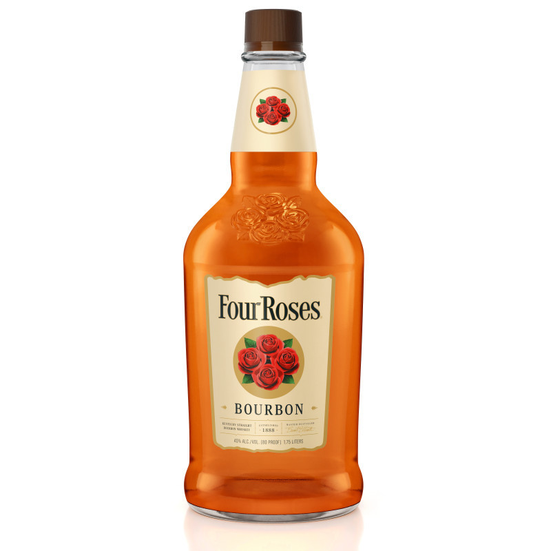 Four Roses Bourbon is a Kentucky Straight Bourbon Whiskey that can easily open you up to the world of bourbon. Savor Four Roses Bourbon and its unique aromas by adding a splash to your favorite Bourbon cocktail while hanging out with close friends. It’s been aged for a minimum of 5 years and is 80 proof with 40% ALC./VOL. Four Roses offers 4 distinct varieties; bourbon, small batch bourbon, single barrel bourbon, and small batch select bourbon. Four Roses has been perfecting the art of quality and consistency for years and has used that guiding principle to develop our ten signature recipes. Each recipe brings something different to the batch – carefully blending them, allowing us to achieve an endless range of flavor profiles to please any bourbon lover. Four Roses uses two unique grain recipes that are then combined with limestone-rich water from the spring-fed Salt River in Lawrenceburg, KY and cooked to protect the delicate flavors of each grain. Four Roses is one of the only major distilleries using single-story rack warehouses to provide a gentle and consistent maturing environment during the aging process. Each barrel ages differently and is not pulled to be bottled and used until the desired taste profile is reached and deemed ready for its intended use. Four Roses is a bourbon worth toasting and best enjoyed with friends and family.
