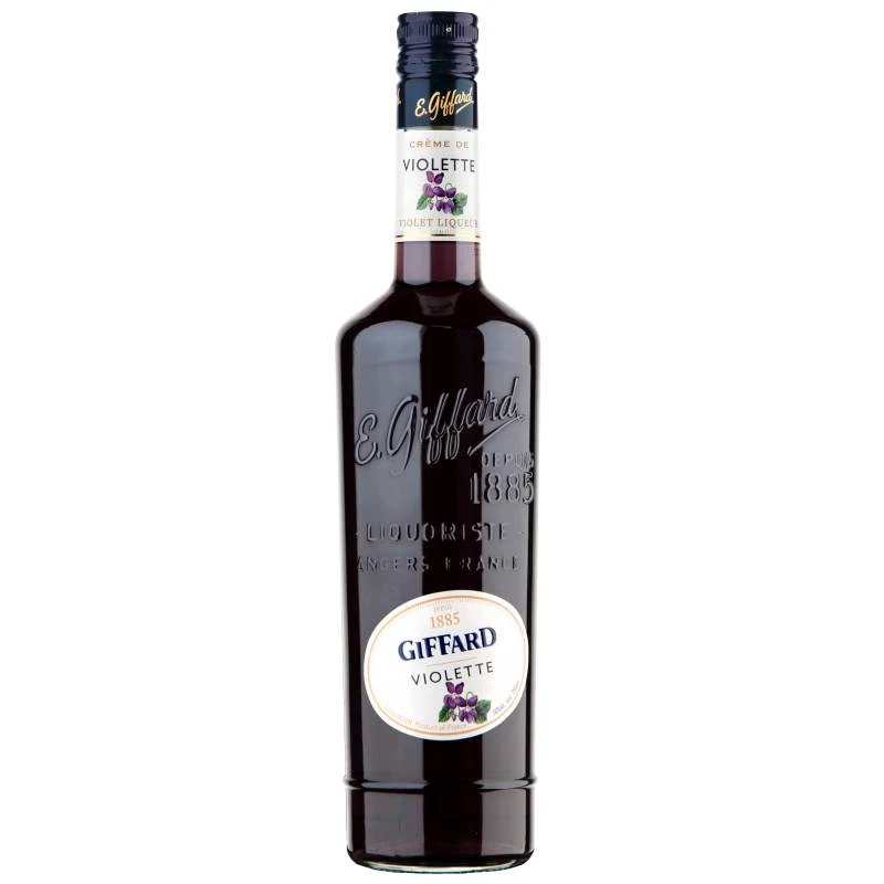Violet fowers have long been prized for their mesmerizing perfume and signature color. Gifard utilizes a two-step process with the violet plant, macerating the fresh, fragrant petals and steam distilling the complex and aromatic leaves to create this classic cocktail staple.