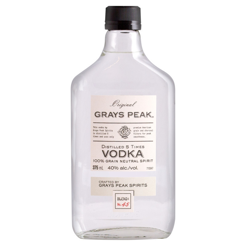 Grays Peak Vodka is an artistic expression with a soft and mild mouthfeel that has a touch of sweetness that only comes from one of the highest grades of corn. 
Our vodka has elegance, purity, and exceptional taste by using some of the purest water from nature that is further enhanced by undergoing reverse osmosis, the purest way to filter water. 
The balance, elegance, and clarity in a form of liquid artistry that can be enjoyed neat, on-the-rocks, or in classic and creative cocktails.