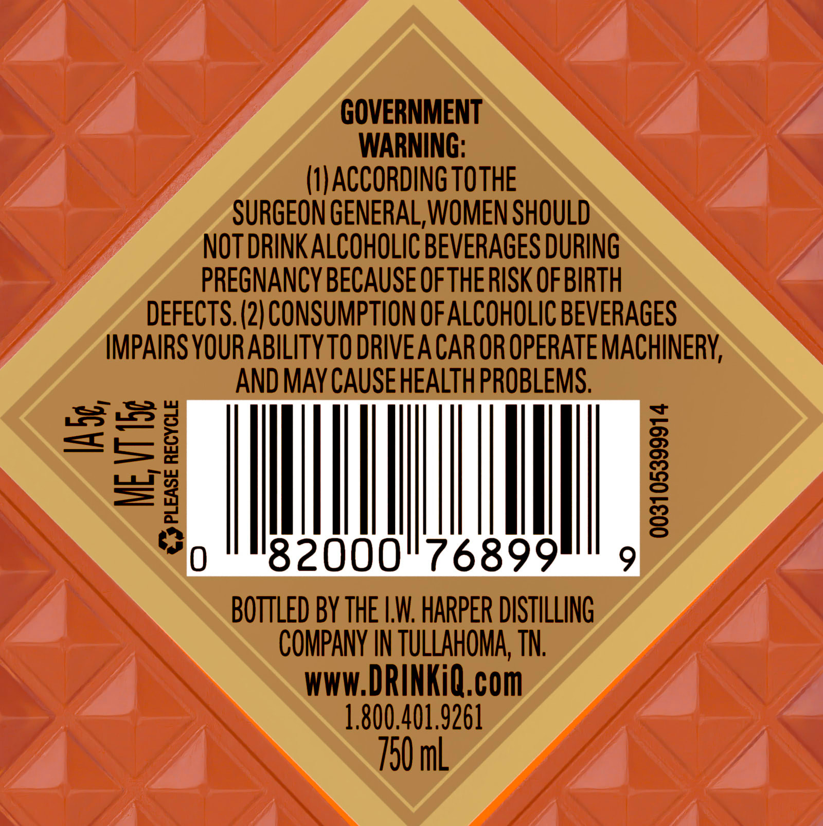 Offering a richness of taste and history only the I.W. Harper brand can provide, I.W. Harper 15 Year Old Kentucky Straight Bourbon Whiskey is a refined bourbon, perfect for lifeâ€™s special moments. On the nose is a lush, fruity aroma. The palate is sweeter up front with grain and corn immediately apparent, then moves into notes of oak, dried fruit, caramel, spice, and vanilla. The finish of this aged whiskey leaves a long and lasting warm oak mouthfeel perfect for sipping over conversation with adult friends and family. A premium-quality bourbon, it is best served neat or on the rocks. I.W. Harper 15 Year Old Kentucky Straight Bourbon Whiskey won awards two years in a row, including a Double Gold medal in 2022 and Gold in 2021 at the San Francisco World Spirits Competition. Includes one 86 proof 750 mL bottle of I.W. Harper 15 Year Old Kentucky Straight Bourbon Whiskey. Please enjoy responsibly., One 750 mL bottle of I.W. Harper 15 Year Old Kentucky Straight Bourbon Whiskey, Awarded a medal two years in a row, including a Double Gold medal in 2022 and Gold in 2021 at the San Francisco World Spirits Competition, A premium-quality bourbon, Long and lasting finish with a warm oak mouthfeel, Over 150 years of whiskey tradition, Notes of oak, dried fruit, caramel, spice, and vanilla