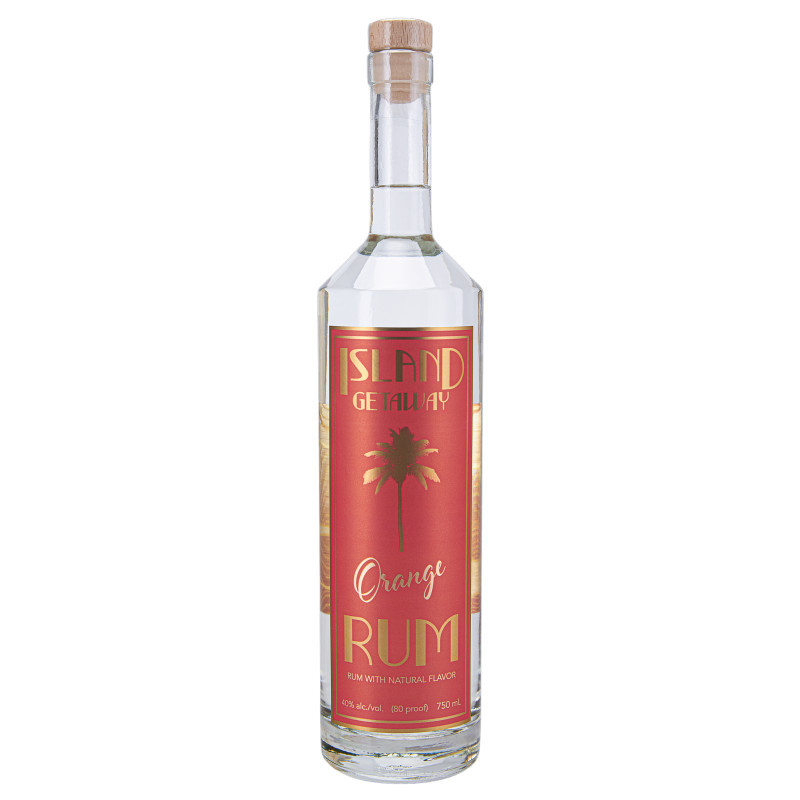Island Getaway Orange Rum is made by blending a light rum with freshly distilled orange extract. This rum is a big, bright citrus rum with fresh zest and orange blossom flavor. The orange rum is a fabulous sugar free alternative for any orange spirit. ~ ZERO SUGAR