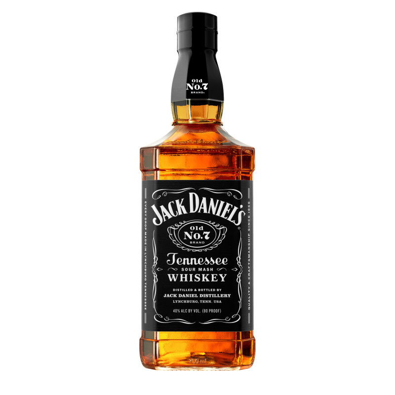 Jack Daniel's Old No. 7 Tennessee Whiskey is one of the world's best-selling whiskeys with a smooth character and flavor, true to Mr. Jack Daniel's original recipe. This American whiskey is made from the finest corn, rye and barley malt mixed with the iron-free water that flows from the Cave Spring right on grounds of the distillery. From there, Jack Daniel's Tennessee Whiskey is charcoal mellowed, drop by drop, through 10 feet of sugar maple charcoal, which imparts the distinct smoothness of this best-in-class whiskey. Finally, Jack Daniel's Tennessee Whiskey is matured in handcrafted, charred white oak barrels until the tasters decide it's ready. Jack Daniel's Old No. 7 is perfect with great music and in great company. Enjoy it neat, on the rocks, or in your favorite cocktails and mixed drinks, like an Old Fashioned or Whiskey Sour cocktail. Please Drink Responsibly.