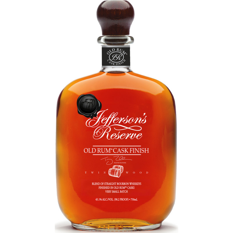 Made in homage to Thomas Jefferson, this bourbon was first aged in new American oak barrels for approximately eight years before being extra-matured in ex-rum barrels from Gosling’s Family Reserve for an additional fifteen months.