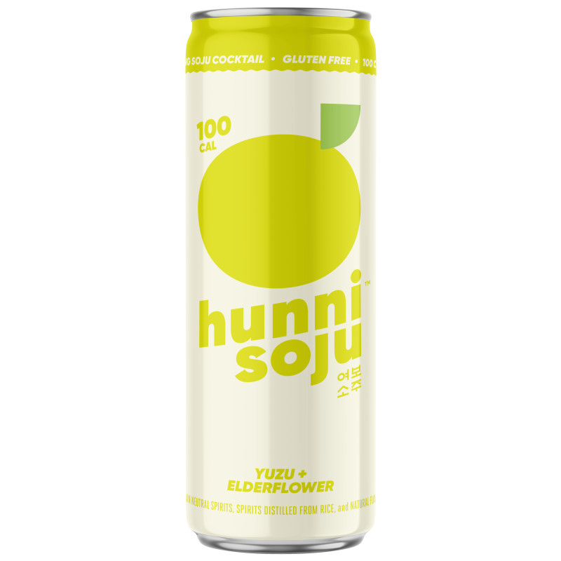 Yobo is known for its innovative and refreshing sparkling soju cocktails. Each flavor combines unique fruit juices with complementary ingredients to create a one-of-a-kind drinking experience. Yobo's bold yuzu and elderflower flavored soju from the KTOWN series.
