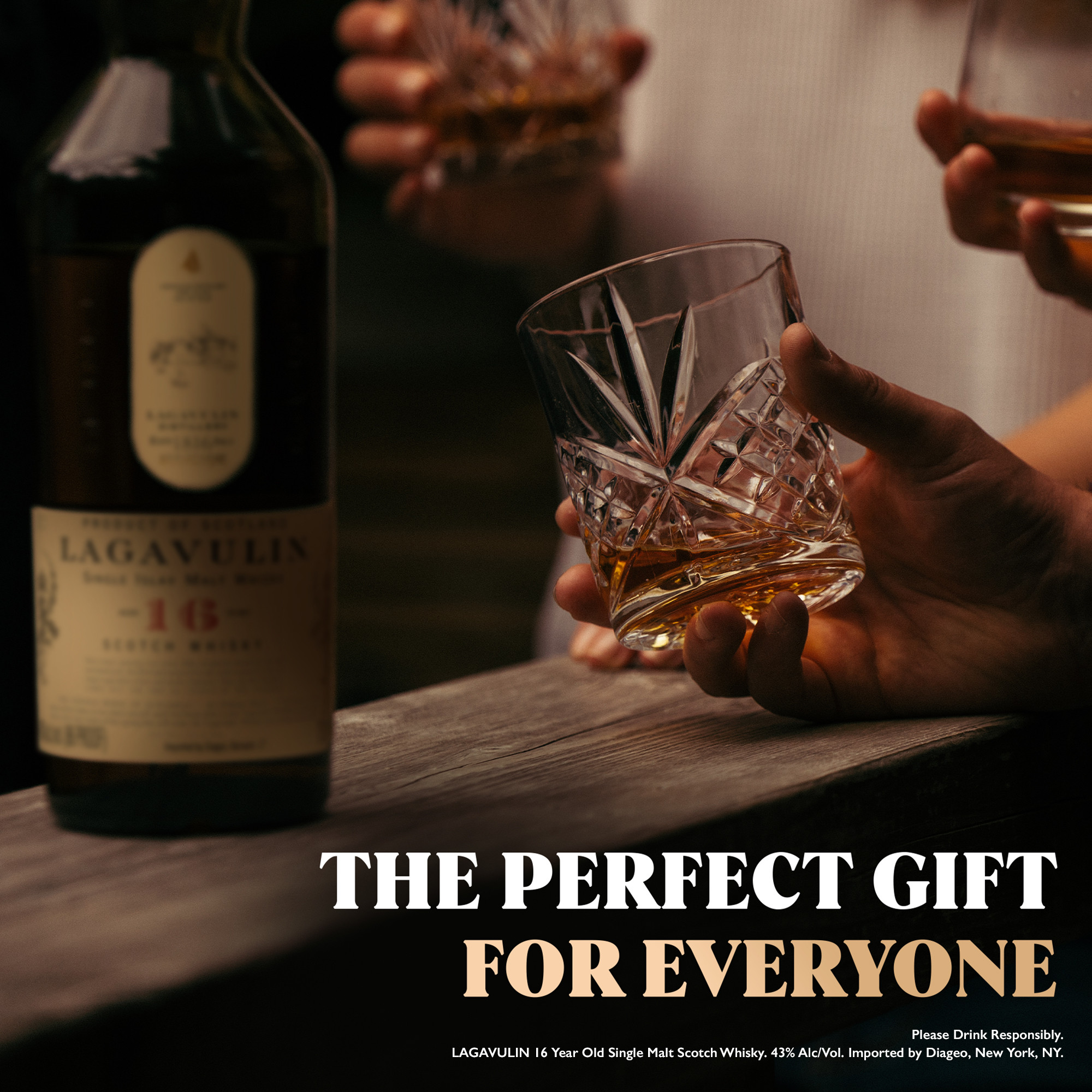 Discover the distinct flavors of the islands of Scotland with a swill of Lagavulin 16 Year Old Islay Single Malt Scotch Whisky. Our 86 proof whisky has the intense, full-bodied flavor reminiscent of a driftwood fire at dusk. The taste of dry peat smoke with strong maritime notes results in a complex dram that is complemented by a long, elegant finish. Distilled in Lagavulin, Scotland on the coast of Islay, centuries of local distilling excellence are what make our malts so unique. Our aging process in oak casks gives our whisky the extraordinary and classic smoky flavor that demands to be served in a traditional whisky glass, neat or with a little water. Includes one 86 proof 750 mL bottle of Lagavulin 16 Year Old Islay Single Malt Scotch Whisky. Please drink responsibly., One 750 mL bottle of Lagavulin 16 Year Old Islay Single Malt Scotch Whisky, Awarded a Double Gold Medal in 2023 and a Platinum Medal in 2024 at the San Francisco World Spirits Competition, Perfect as a gift or for celebrating anniversaries, birthdays, graduations or any special occasion, Distilled in Lagavulin, Scotland on the coast of Islay with expert craftsmanship and patience, Aged for at least sixteen years in oak casks for extraordinary flavor, Intense, full-bodied flavor of dry peat smoke with maritime notes